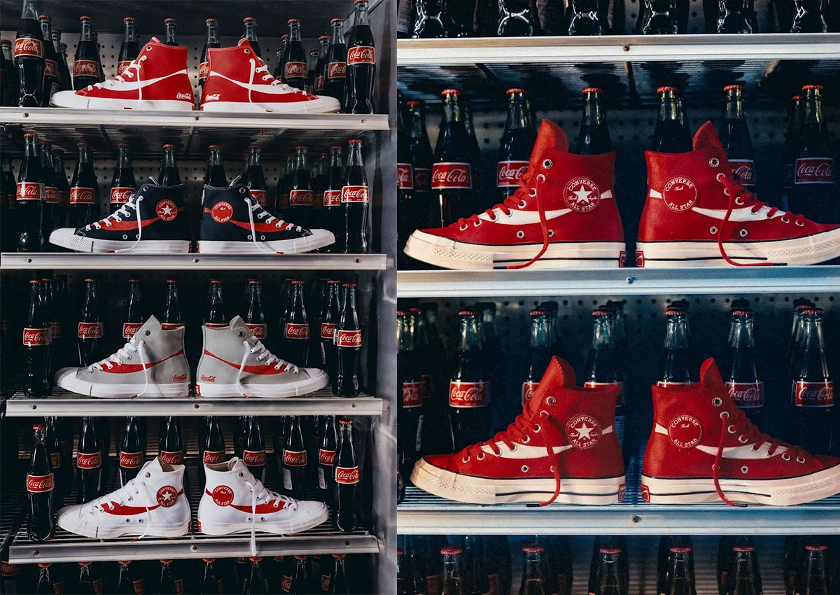 Converse e Coca-Cola lançam coleção retrô com Chuck 70